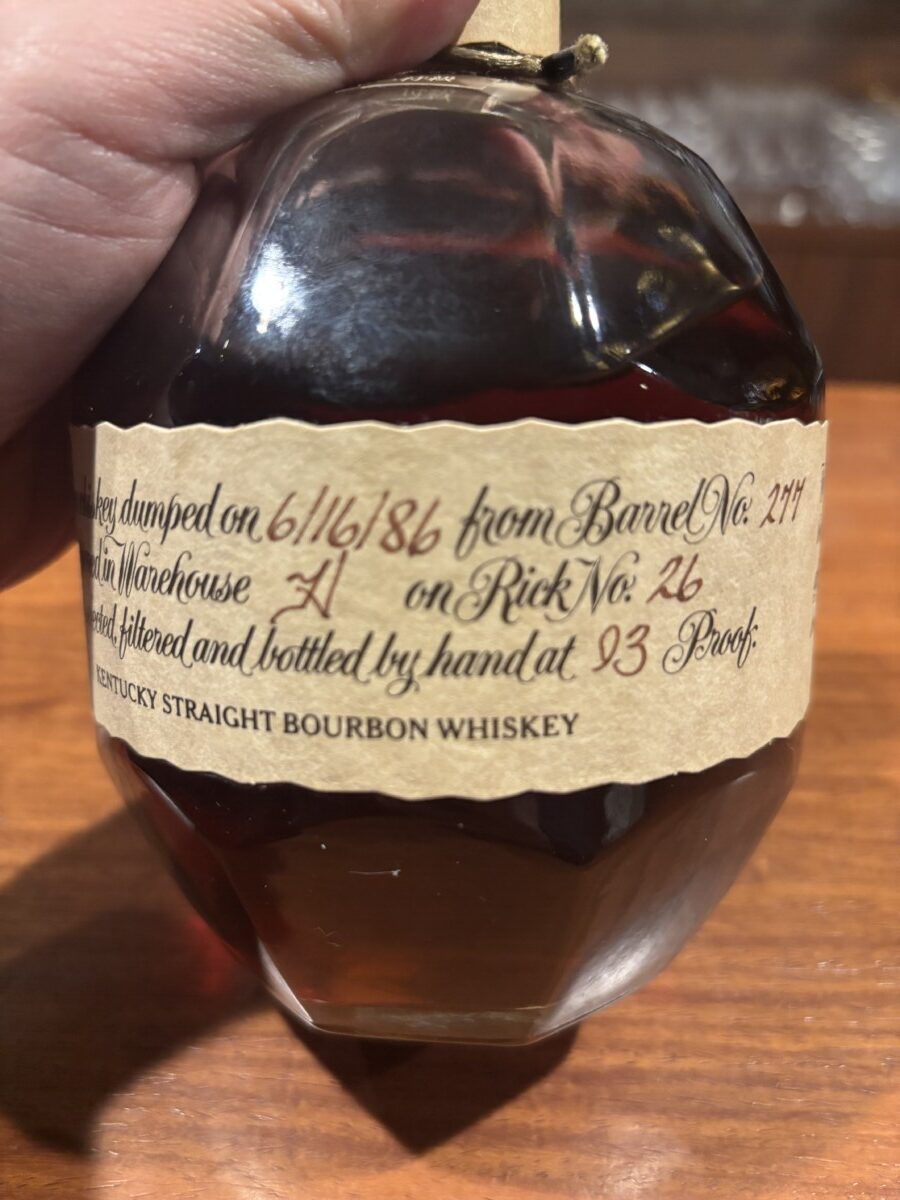 Blanton ブラントン1986 特級・従価 46.5% - 画像 (2)