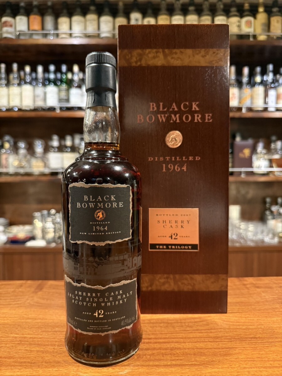 【ボトル売り・新品未開封】BOWMORE ブラックボウモア4th 42年 1964‐2007 40.5%