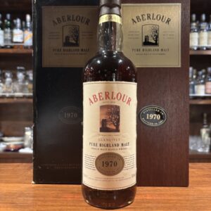【ボトル売り・未開封】ABERLOUR アベラワー1970 21年 紙箱・木箱付き グレンリベット表記時代 750ml 43%